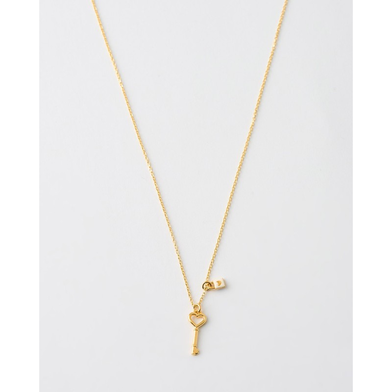 COLLAR LLAVE Y CANDADO - 40+5CM LARGO