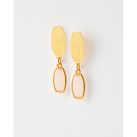 PENDIENTES CRISTAL OVALADO...