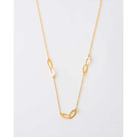 COLLAR OVALOS ENTRELAZADOS...