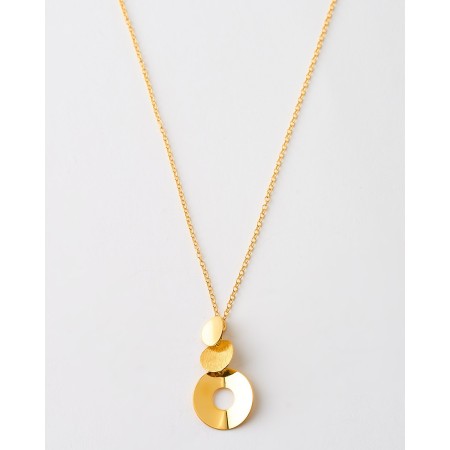 COLLAR TRIPLE CIRCULO MATE...