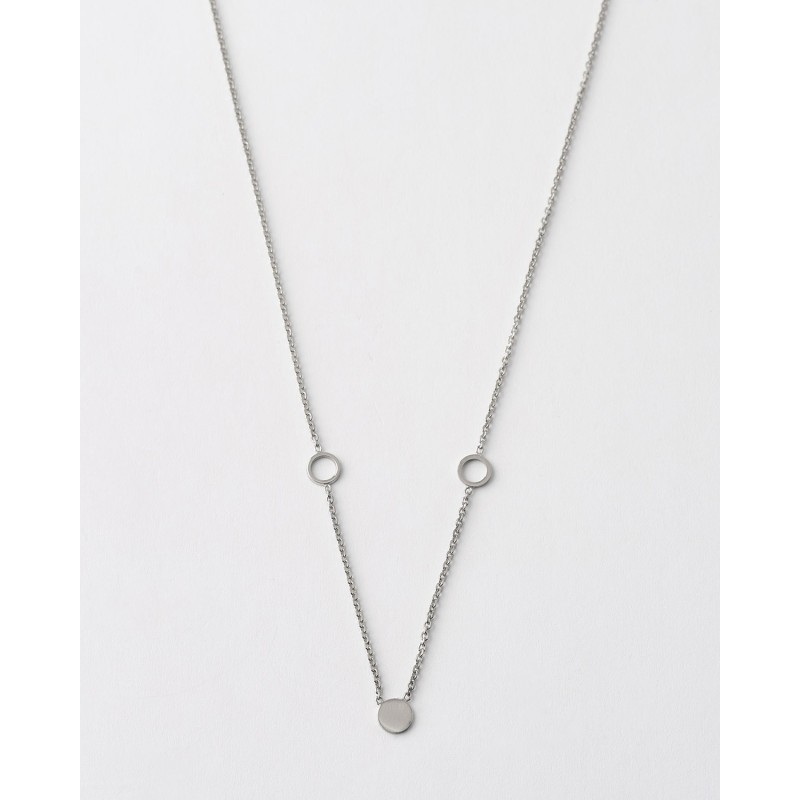 COLLAR TRIPLE CIRCULO - 40+5CM LARGO