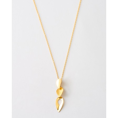 COLLAR TRIPLE HOJA MATE Y...