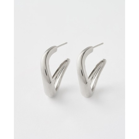 PENDIENTES ARO CURVADO 25MM