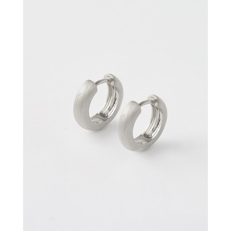 PENDIENTES ARO 15MM MATE - 3MM GROSOR