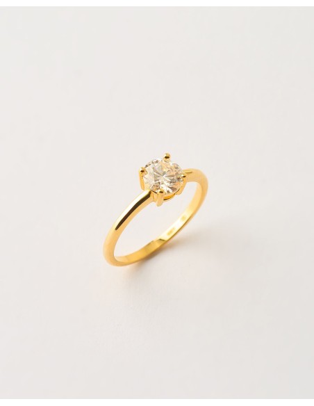 ANILLO MOISSANITA 6.5MM - 1.0CT  Malizzia