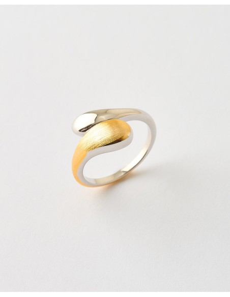 ANILLO CAPSULAS BICOLOR MATE Y LISO  Malizzia