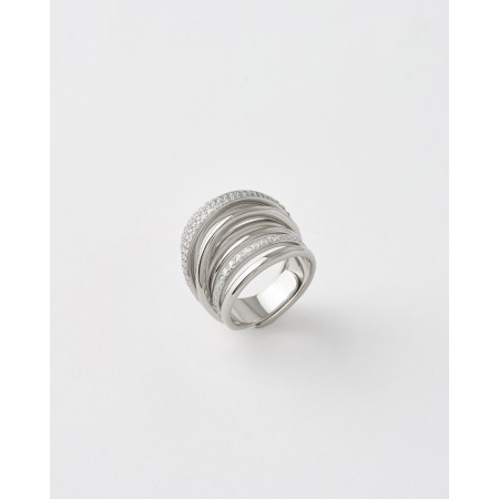 ANILLO 8 BANDAS LISO Y...