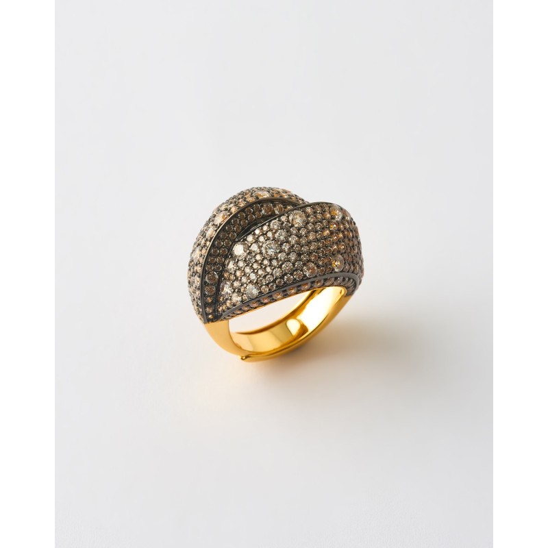 ANILLO DOBLE BANDA PAVE CIRCONITAS...