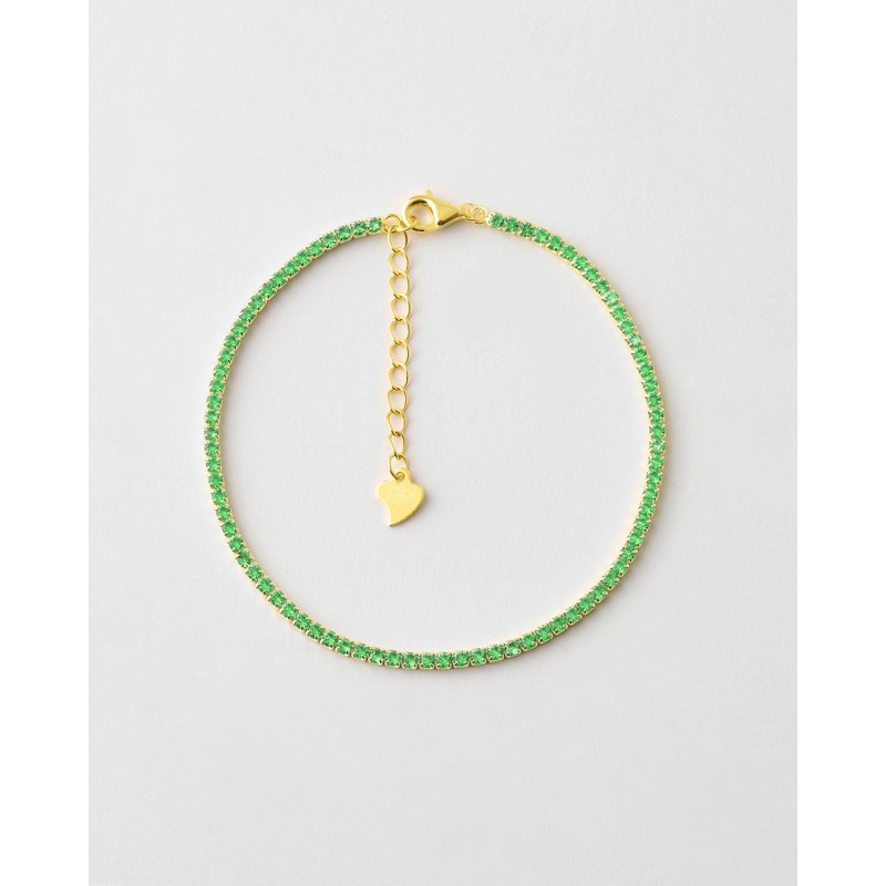 PULSERA RIVIERE CIRCONITAS ESMERALDA...