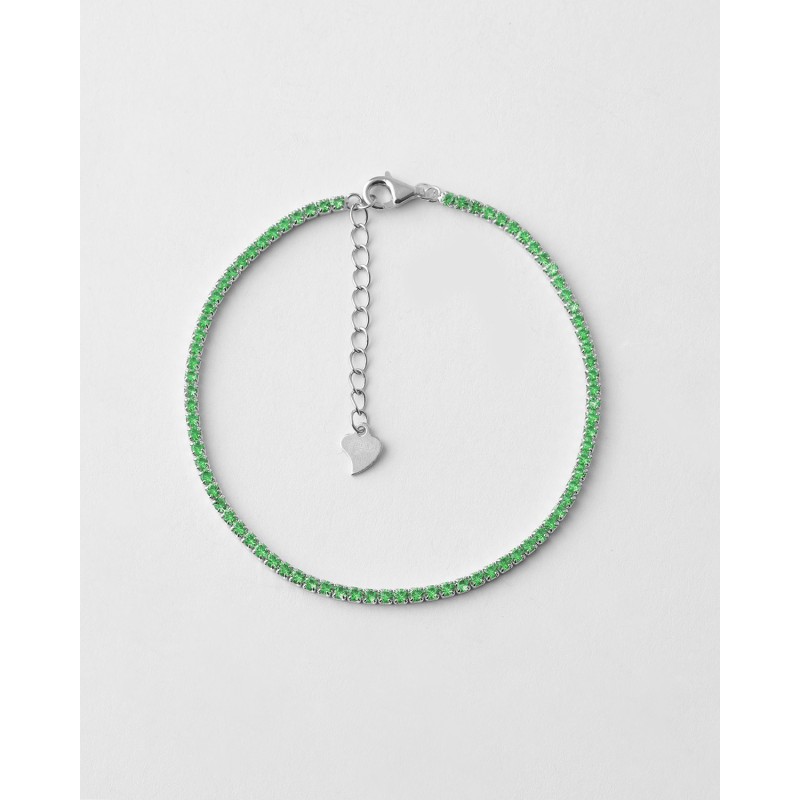 PULSERA RIVIERE CIRCONITAS ESMERALDA...