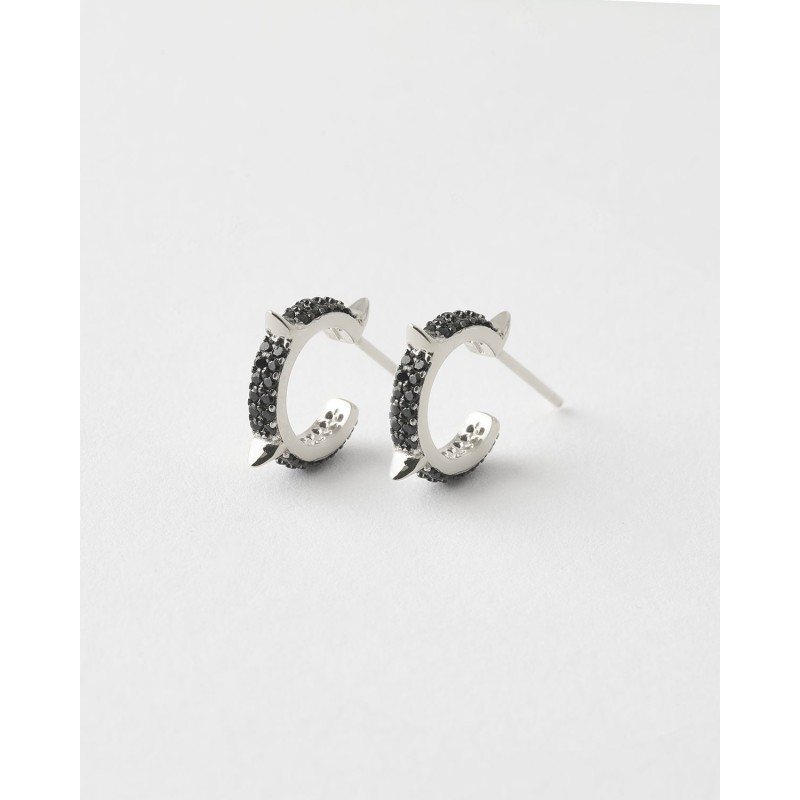 PENDIENTES ARO PRESION 12MM - PINCHOS...