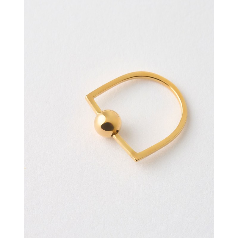 Anillo Bola Antiestes Plata DO