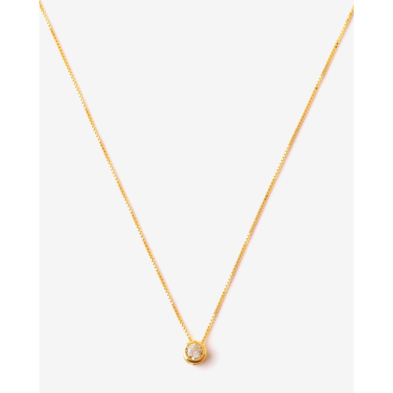 COLLAR CIRCONITA 3MM PLATA DO