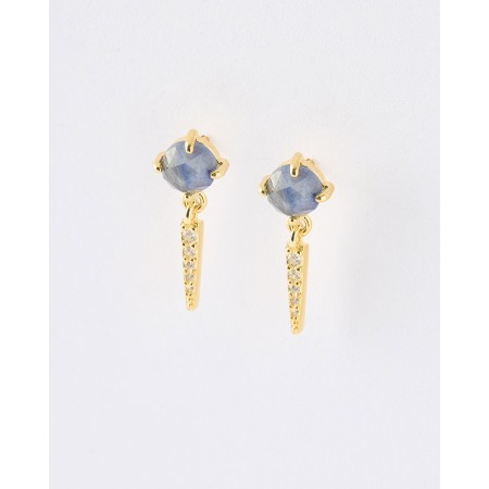 PENDIENTES SODALITA 5MM -...