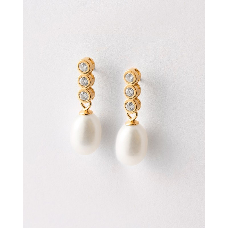 PENDIENTES 3 CIRCONITAS CHATON 2MM Y...