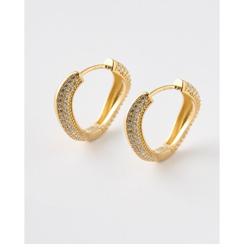 PENDIENTES ARO IRREGULAR 22MM...