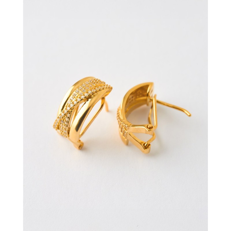 PENDIENTES ARO MULTIBANDA CON CARRIL...