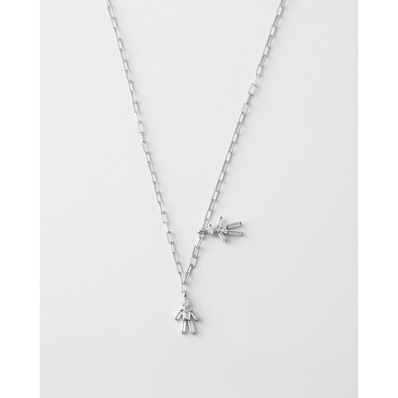 COLLAR SÍMBOLO NIÑO Y NIÑA 12X9MM...