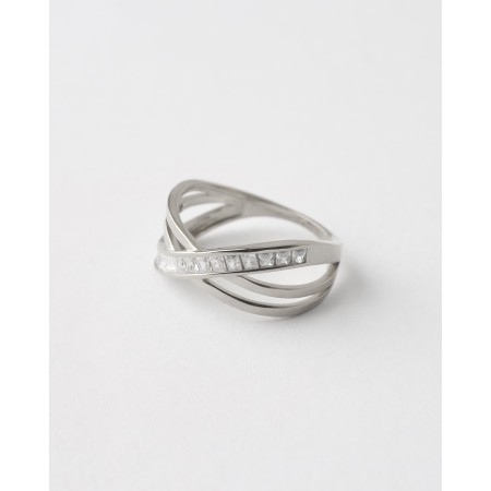 ANILLO CRUZADO TRIPLE BANDA...