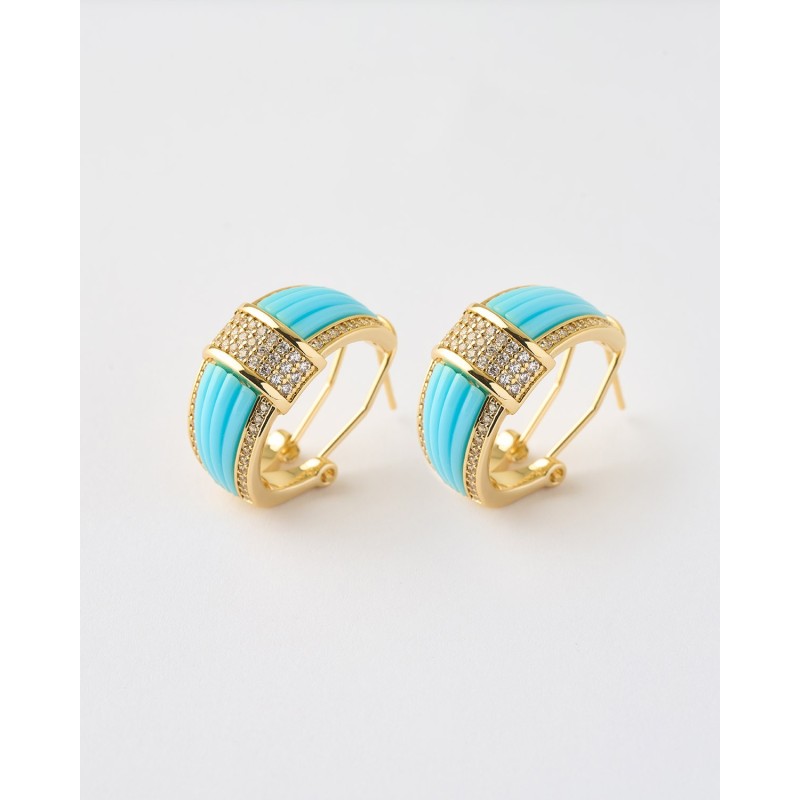 PENDIENTES ACANALADOS CIRCONITASY...