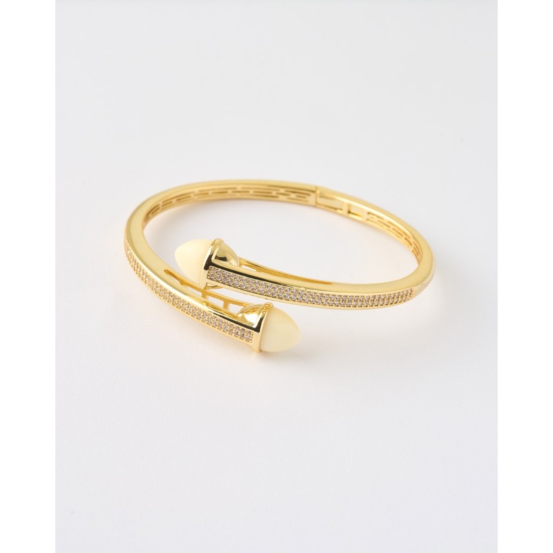 PULSERA BULLET CIRCONITAS Y ESMALTE...