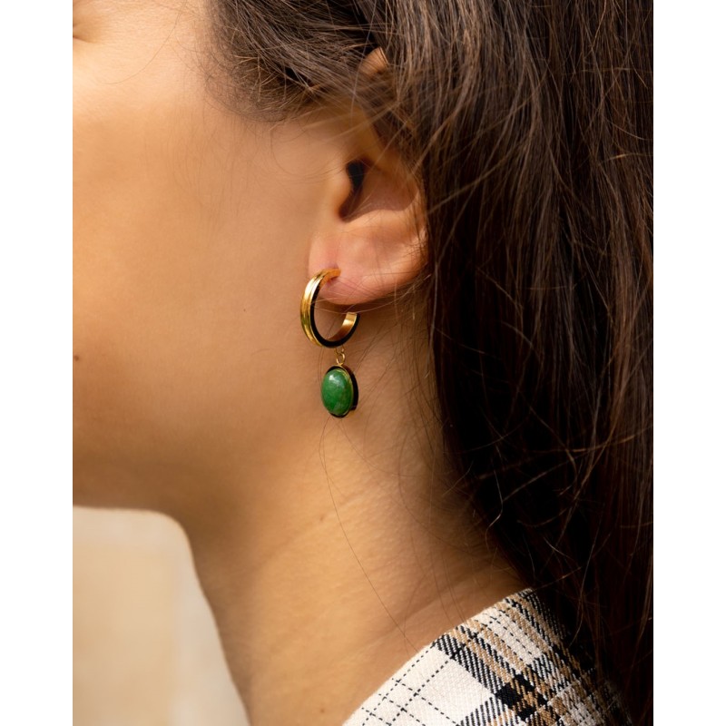 PENDIENTE AVENTURINE DAWN