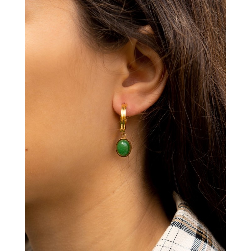 PENDIENTE AVENTURINE DAWN