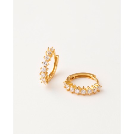 PENDIENTES ARO 12MM PLATA Y...