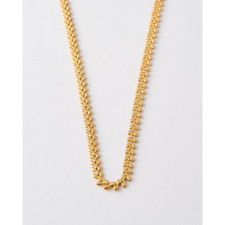 COLLAR  HOJAS - 42CM LARGO
