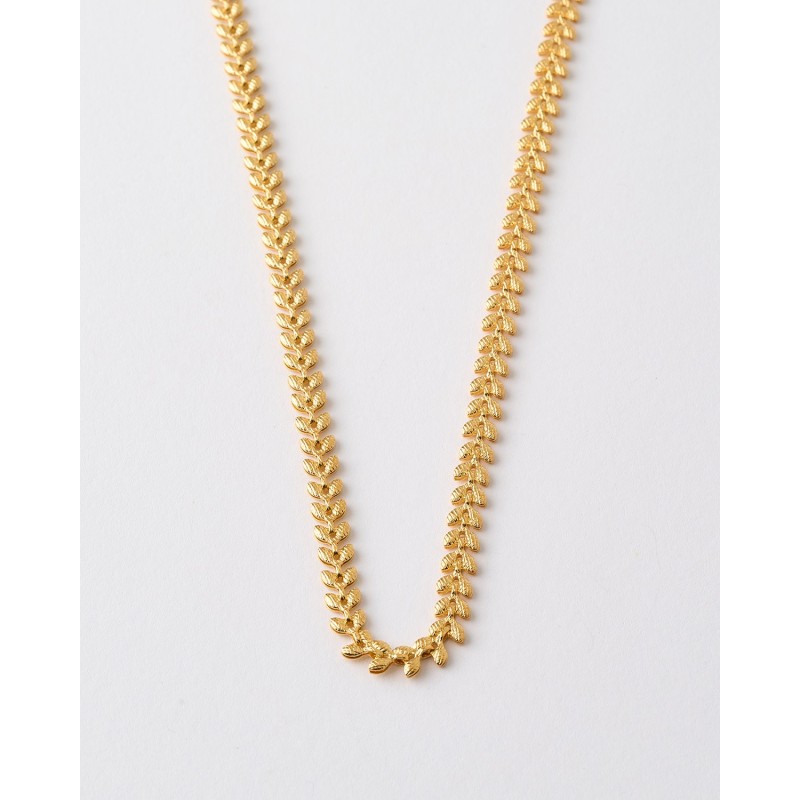 COLLAR  HOJAS - 42CM LARGO