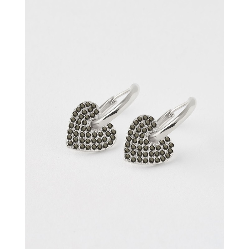 PENDIENTES ARO CORAZON 12X12MM