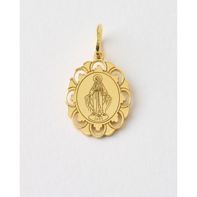 Colgante medalla virgen de la...