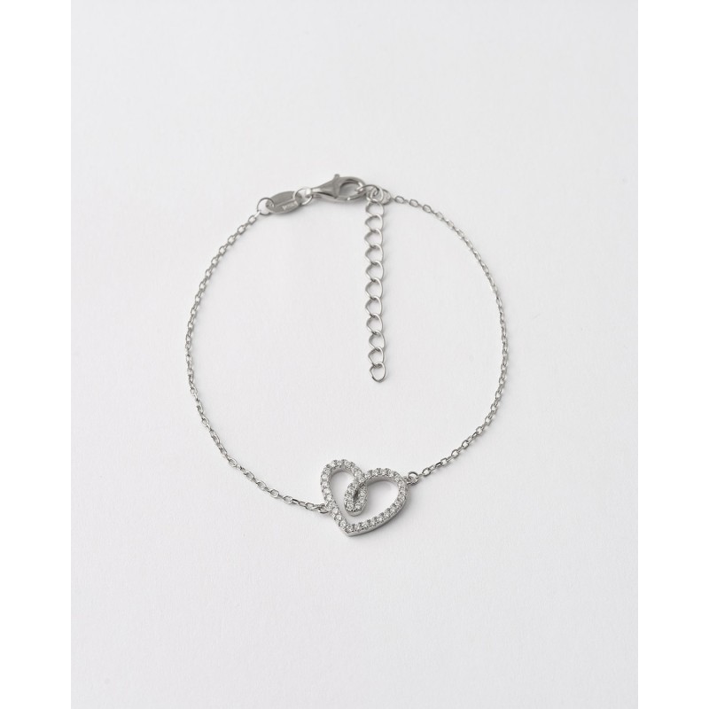 PULSERA CORAZON CIRCONITAS 13MM -...