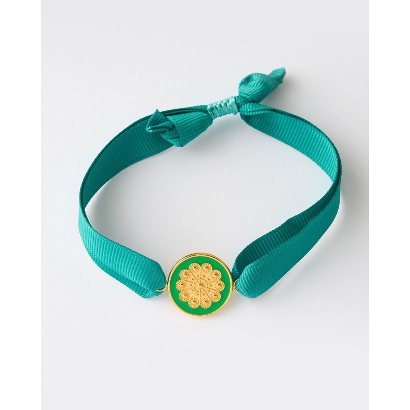 PULSERA AJUSTABLE BOTON CHARRO CINTA...