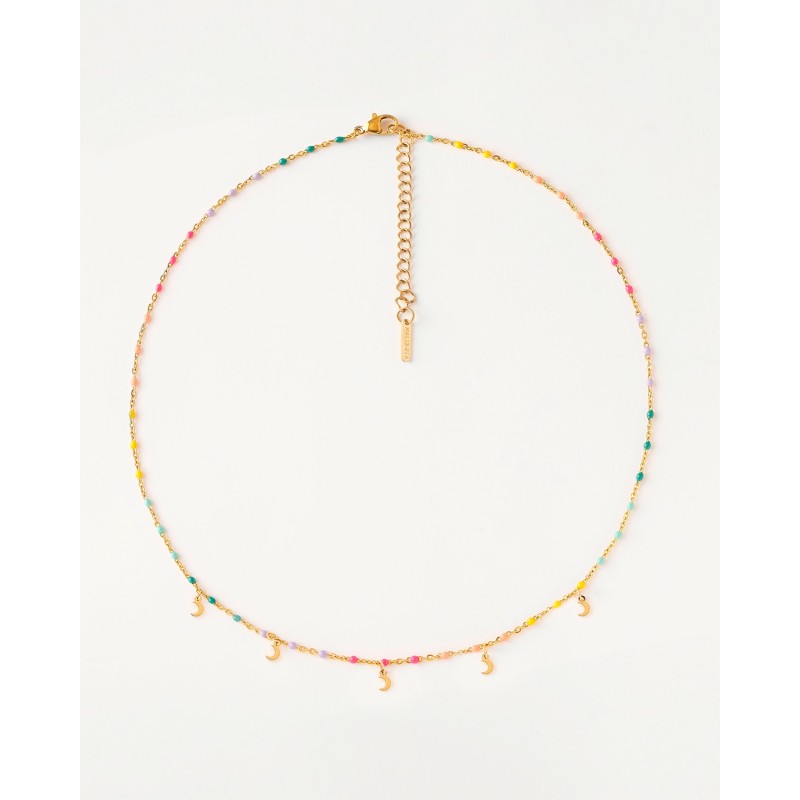 COLLAR ENAMEL MOON