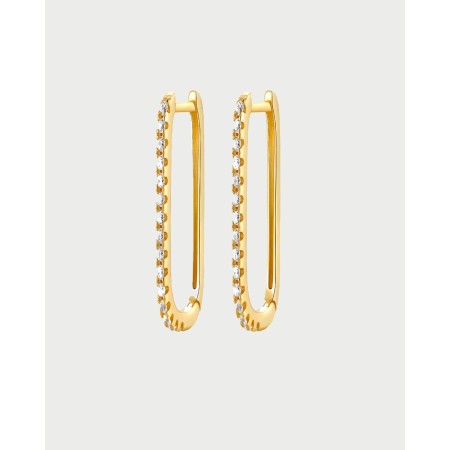 PENDIENTES ARO RECTÁNGULO...