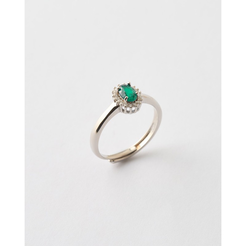 ANILLO DIANA CIRCONITA OVAL 6*4MM Y...