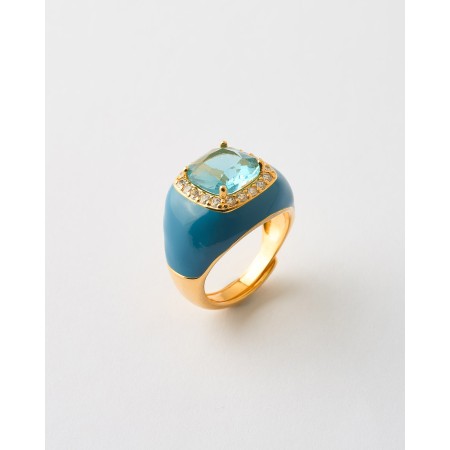 ANILLO SELLO ESMALTE,...