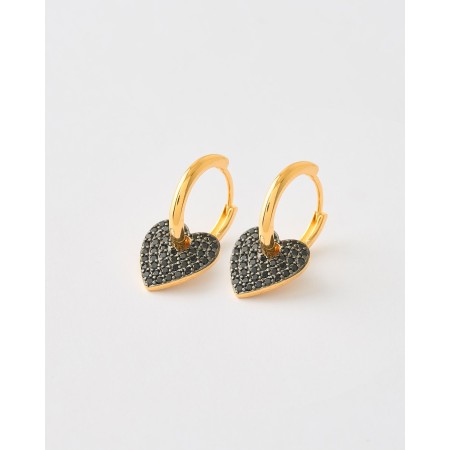 PENDIENTES ARO CORAZON 12X12MM