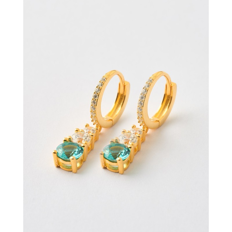PENDIENTES ARO 3 CIRCONITAS 2.5 - 4 - 5MM Beginning Malizzia