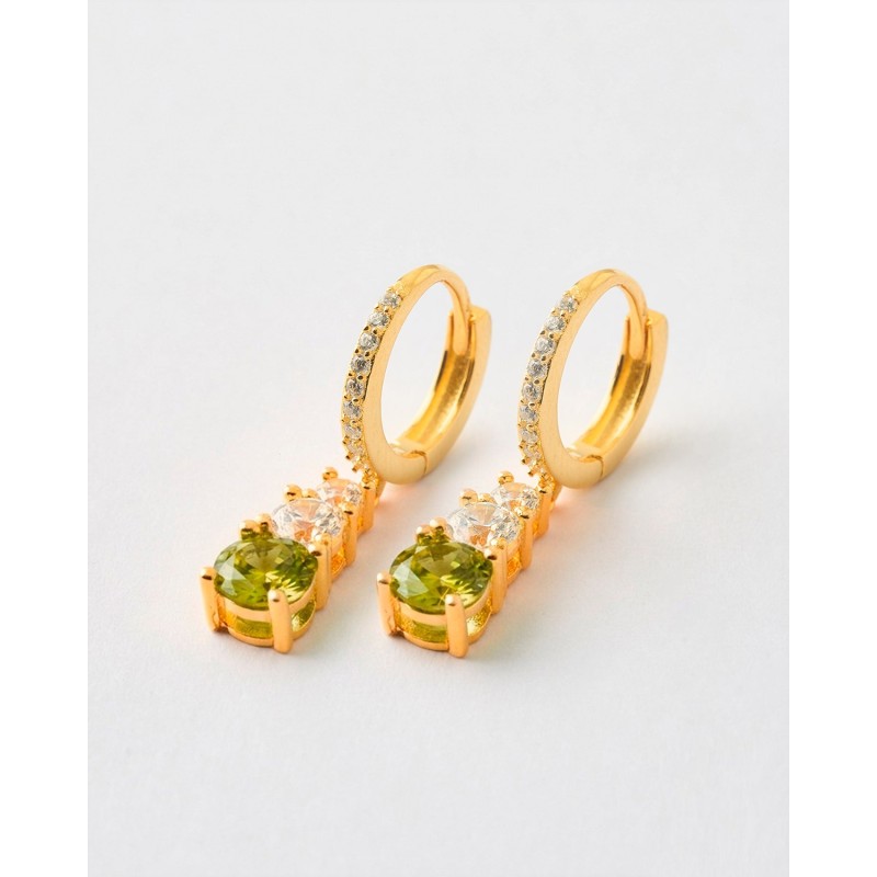 PENDIENTES ARO 3 CIRCONITAS 2.5 - 4 - 5MM Beginning Malizzia