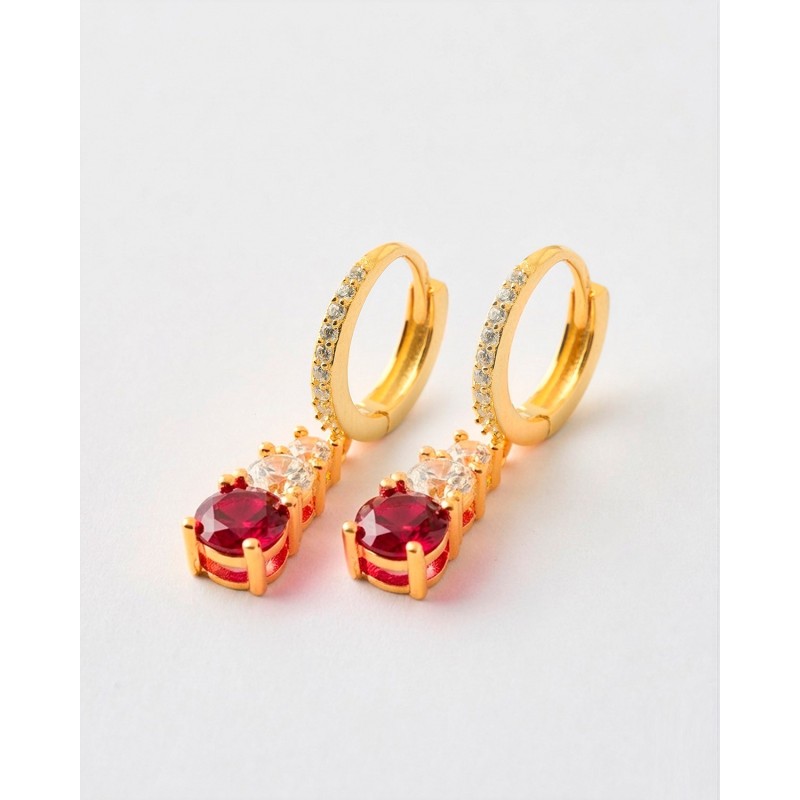 PENDIENTES ARO 3 CIRCONITAS 2.5 - 4 - 5MM Beginning Malizzia