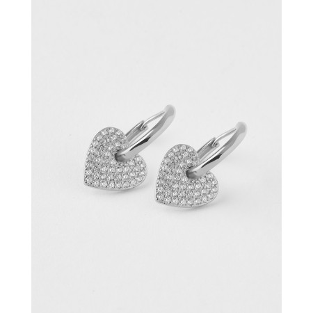 PENDIENTES ARO CORAZON 12X12MM